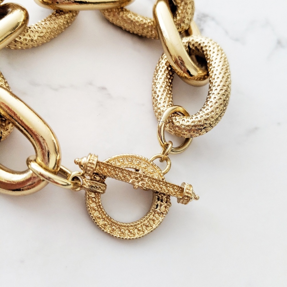 Gold Link Bracelet